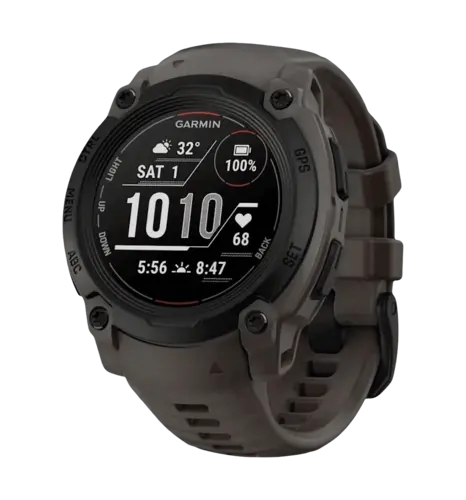 Смарт-годинник Garmin Instinct E 40mm Black with Charcoal Band (010-02932-00)