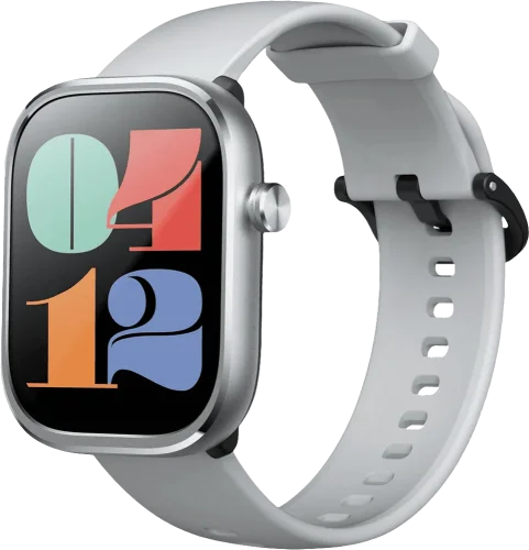 Смарт-годинник Mibro C4 51мм, 2.01", 240x296, BT 5.3, 2 ATM, сріблястий