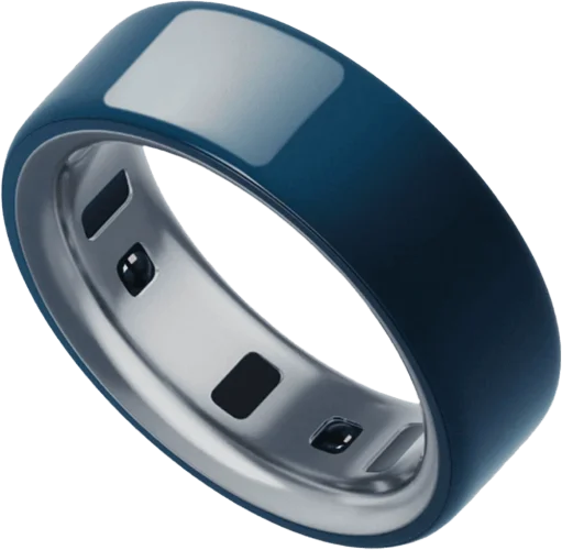 Смарт-кольцо Oura Ring 4 Ceramic Midnight Size 11 (JZ90-57455-11)