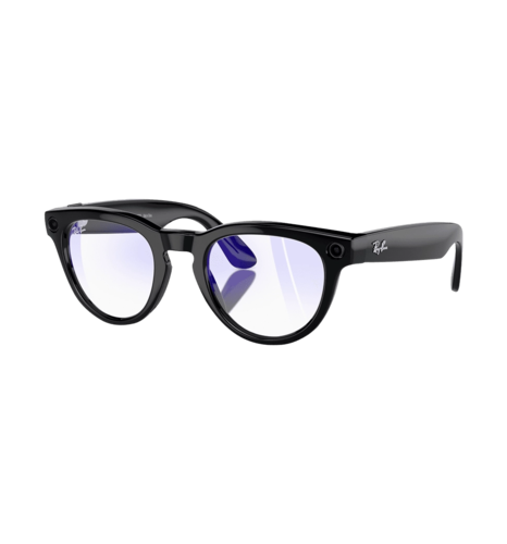 Смарт-окуляри Ray-Ban Meta Headliner Shiny Black/Clear with blue-violet light (RW4009 601/SB 50-23)