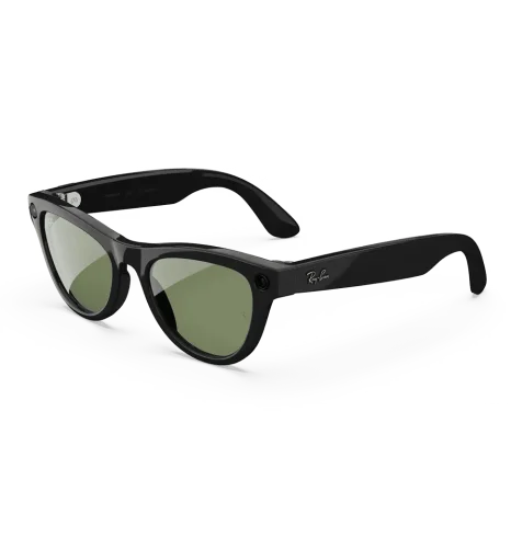 Смарт-окуляри Ray-Ban Meta Skyler Gen 2 Standard Shiny Black Frame / G-15 Green Lenses (RW4014 601/71 52-20)