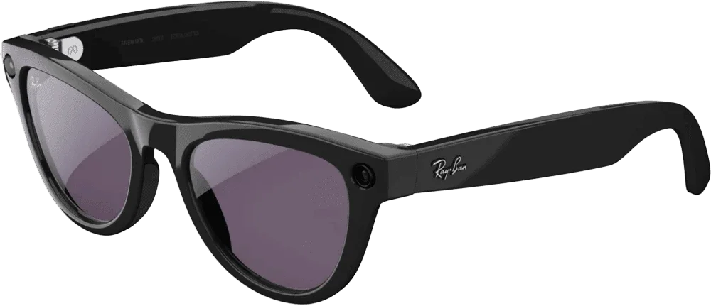 Смарт-окуляри Ray-Ban Meta Skyler Gen2 Standard Shiny Black Frame / Clear to Amethyst Transitions Lenses (RW4014 6