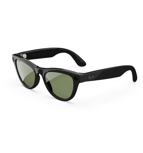 Смарт-окуляри Ray-Ban Meta Skyler Shiny Black/G-15 Green (RW4010 601/71 52-20)