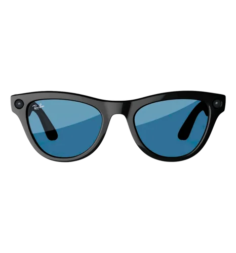 Смарт-очки Ray-Ban Meta Skyler Standard - Shiny Black / Transitions Cerulean Blue (RW4010 601/MF 52-20)