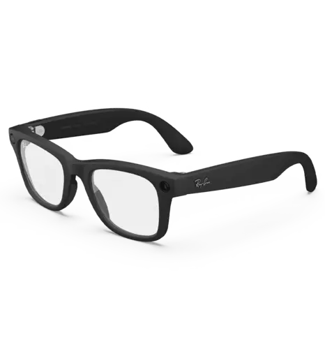 Смарт-окуляри Ray-Ban | Meta Wayfarer [Gen 2] Large Matte Black Frame / Clear Lenses (RW4012 601SSB 53-22)