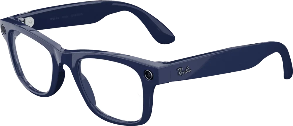Смарт-окуляри Ray-Ban Meta Wayfarer Gen 2 Shiny Cosmic Blue/Clear Sapphire (RW4012 6628/MF 53-23)