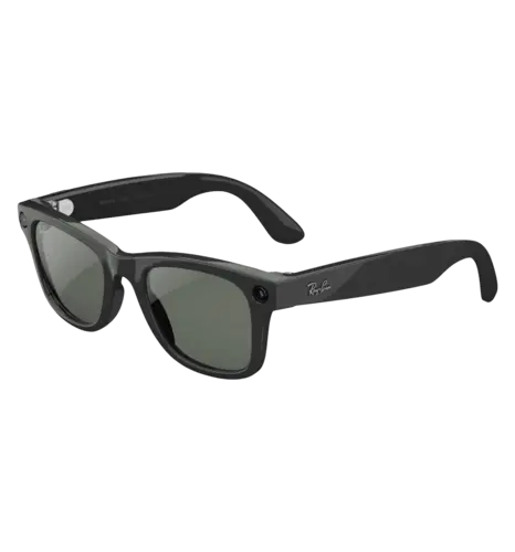 Смарт-окуляри Ray-Ban Meta Wayfarer [Gen 2] Standard Shiny Black / Clear to Graphite Green Transitions (RW4012 601/1M 50-22)