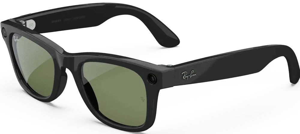 Смарт-окуляри Ray-Ban Meta Wayfarer [Gen 2] Standard Shiny Black Frame / G-15 Green Lenses (RW4012 601/71 50-22)