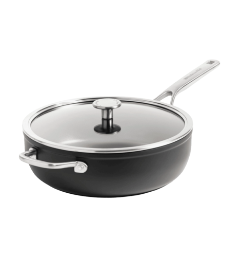 Сотейник з кришкою KitchenAid FHA, 28 см з керамічним покриттям (CC005697-001)