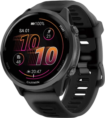 Спортивний годинник Garmin Forerunner 570 47mm Slate Grey Aluminium with Translucent Black/Black Band (010-02971-00)