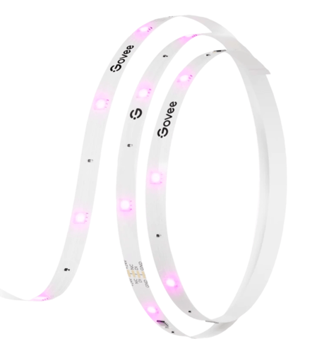 Стрічка світлодіодна розумна Govee H618A LED Strip Light, 5м, RGBIC, WI-FI/Bluetooth, білий (H618A3D1)