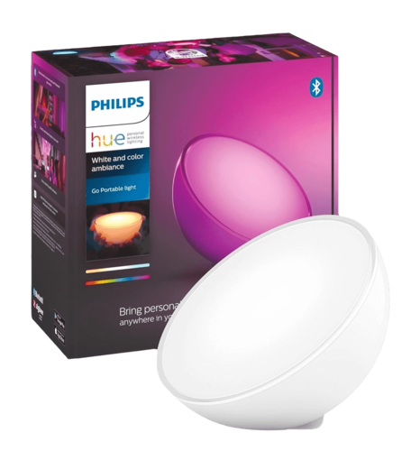 Світильник портативний розумний Philips Hue Go, 2000K-6500K, RGB, ZigBee, Bluetooth, димування (915005821901)