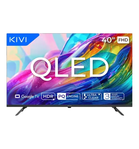Телевізор KIVI 40", QLED, FHD, Google TV  40F820KB