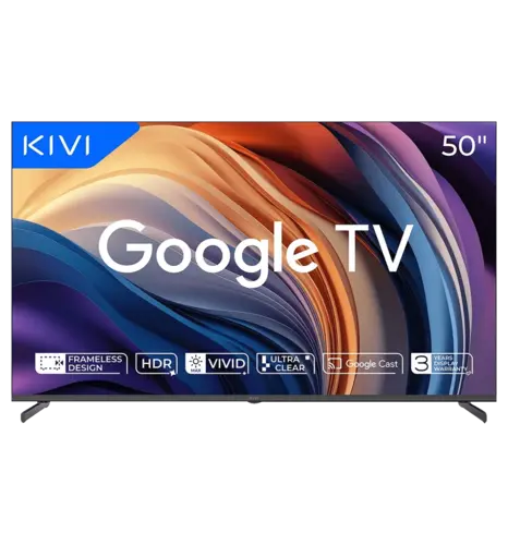 Телевізор KIVI 50", UHD, Google TV 50U710QB