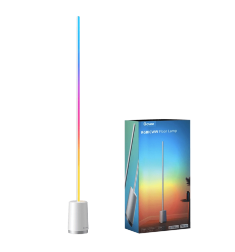 Торшер розумний Govee H6072 Lyra, 1500Lm, RGBICWW, WI-FI/Bluetooth, білий