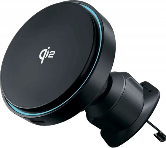 Тримач в машину з Бездротовим ЗП Proove Light Circle Qi2 15W (black)