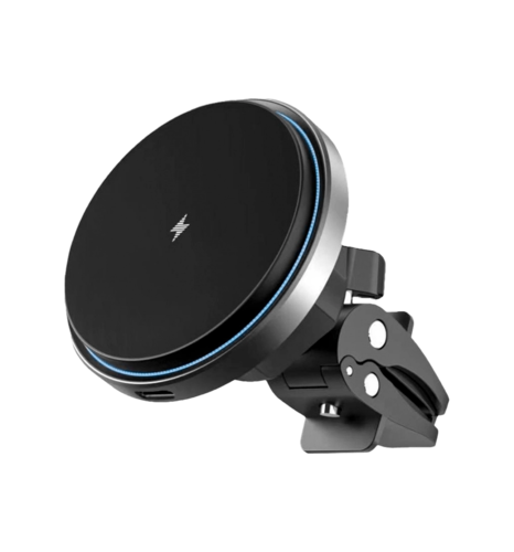 Держатель в машину с беспроводным ЗУ Proove Magic Circle Pro15W (black)