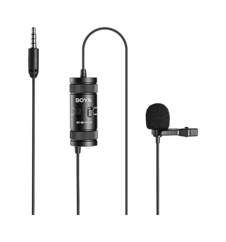 Універсальний петличний мікрофон BOYA BY-M1 Pro II Black