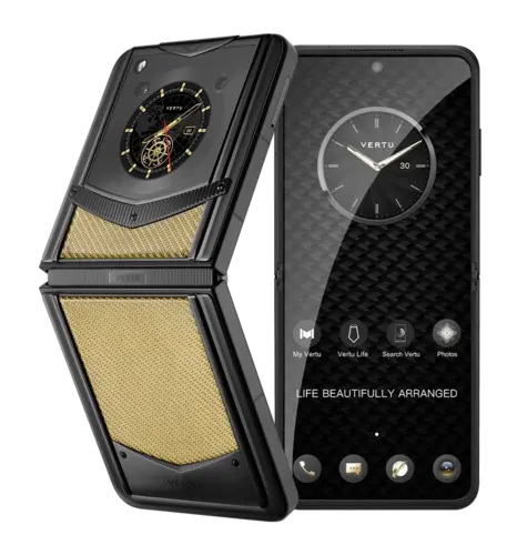 VERTU IRONFLIP CARBON TEXTURE SERIES Yellow