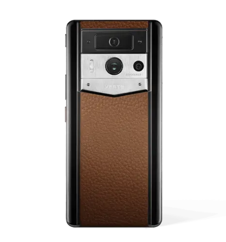 Vertu Metavertu 2 Max Calfskin Web3 AI Phone 1TB – Caramel Brown