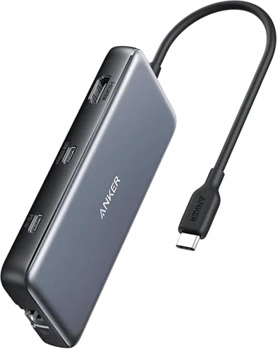 Хаб ANKER PowerExpand 8-in-1 - PD in 100W/HDMI/2xUSB-A/USB-C 10Gbps/ (A83830A2)