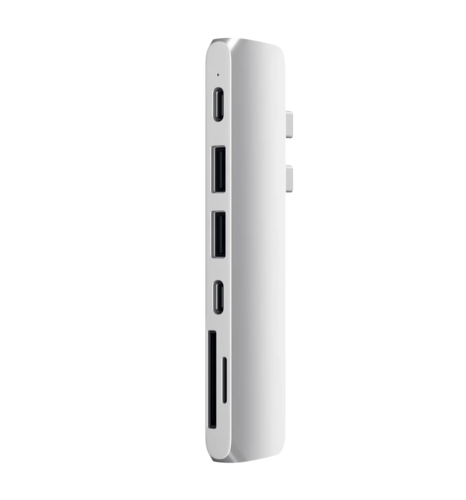 Хаб Satechi Aluminum Type-C Pro Hub Adapter Silver (ST-CMBPS)