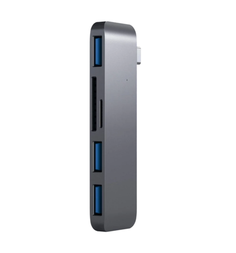 Хаб Satechi Type-C USB 3.0 3-in-1 Combo Hub Space Gray (ST-TCUHM)