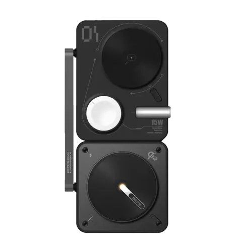 Зарядна станція AULUMU M01 4-in-1 Foldable Charging Station Black