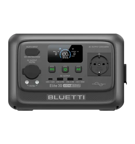 Зарядная станция Bluetti Elite 30 V2, 600W, 288Wh, LiFePO4, Portable Power Station