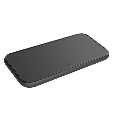 Зарядна станція Zens Dual 5 Coil Aluminium Wireless Charger Black USB-C 45W PD (ZEDC11B/00)