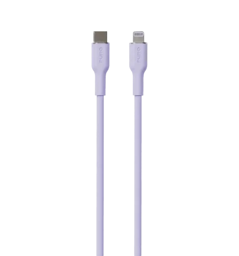 Зарядний кабель Puro Soft Cable USB-C to Lightning, 1.5m, lavender PUCAPLTUSBCICONLVD