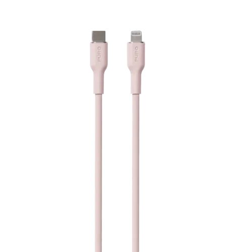 Зарядний кабель Puro Soft Cable USB-C to Lightning 1.5m, pink PUCAPLTUSBCICONROSE