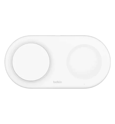 Зарядное устройство для беспроводной связи Belkin 2в1 15Вт Pad Qi2, белый
