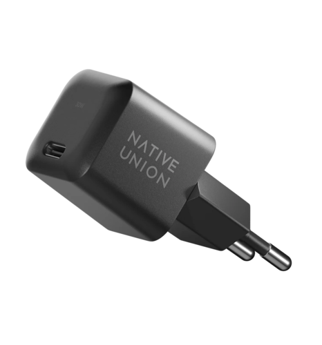 Зарядний пристрій Native Union Fast GaN PD 30W USB-C Black (FAST-PD30-2-BLK-EU)