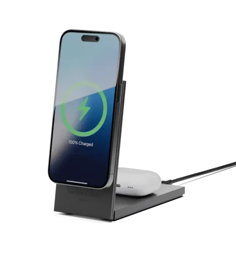 Зарядний пристрій Native Union Rise 2-in-1 Qi2 Black (RS-2IN1-BLK)