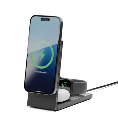 Зарядний пристрій Native Union Rise 3-in-1 Qi2 Black (RS-3IN1-BLK-INT)