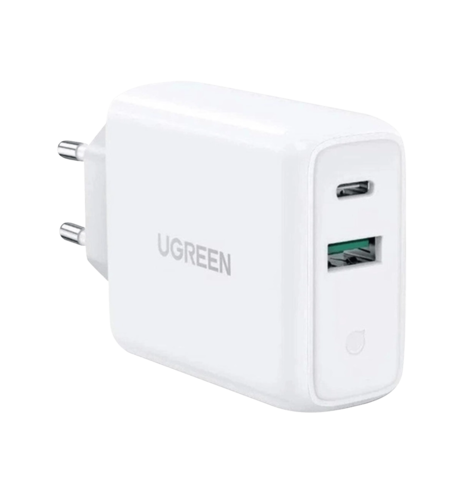 Адаптер UGREEN CD170 38W USB-C Wall Charger EU (White) (UGR-60468)