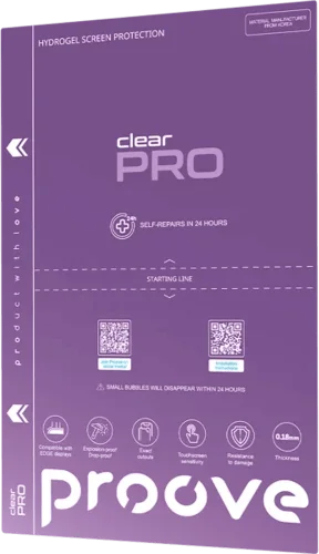 Захисна гідрогелева плівка Proove Hydrogel Screen Protection PRO Clear