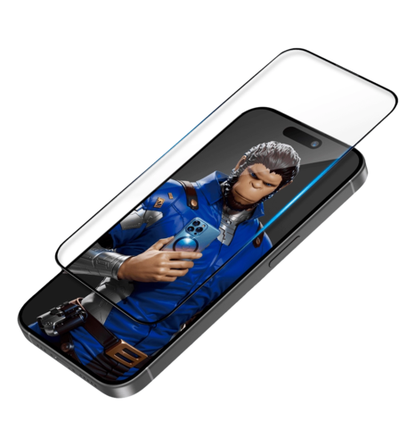 Захисне скло Blueo 3D Invisible Airbag Tempered Glass for iPhone 14 Pro Max/15 Plus