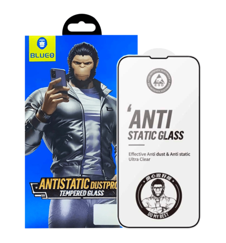 Захисне скло Blueo Full Cover HD iPhone 16 Pro Anti-Static (Black)
