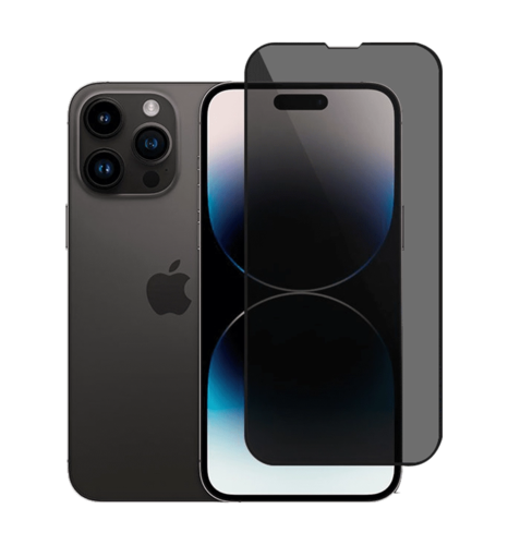 Захисне скло Monblan для iPhone 14 Pro 2.5D Anti Peep 0.26mm (Black)