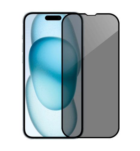 Захисне скло Monblan для iPhone 14 Pro/15 2.5D Anti Peep 0.26mm (Black)