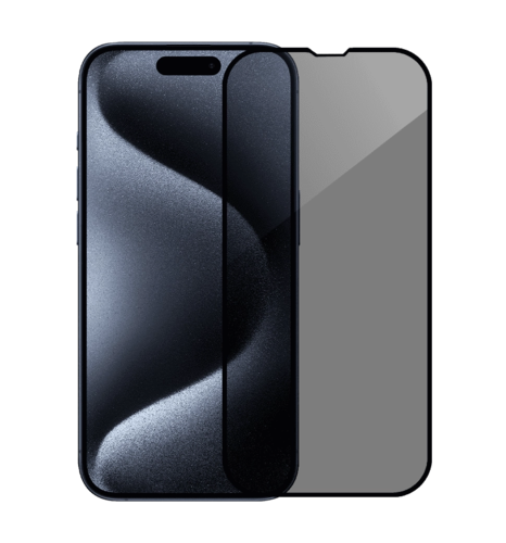 Захисне скло Monblan для iPhone 15 Pro 2.5D Anti Peep 0.26mm (Black)