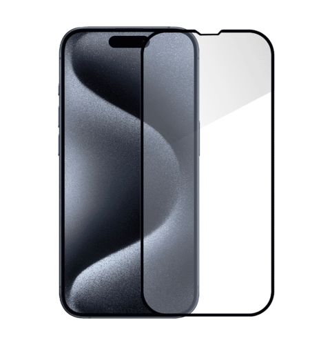 Захисне скло Monblan для iPhone 15 Pro Max 2.5D Anti Static 0.26mm (Black)