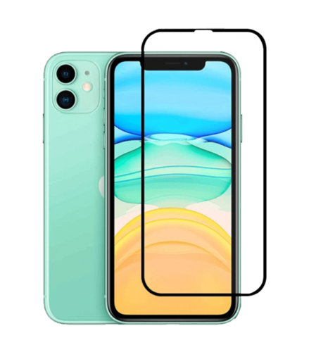 Захисне скло Monblan для iPhone Xr/11 2.5D Anti Static 0.26mm (Black)