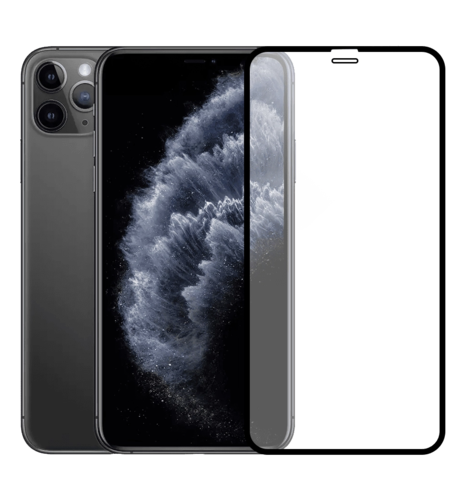 Защитное стекло Monblan для iPhone Xs Max/11 Pro Max 2.5D Anti Static 0.26mm (Black)