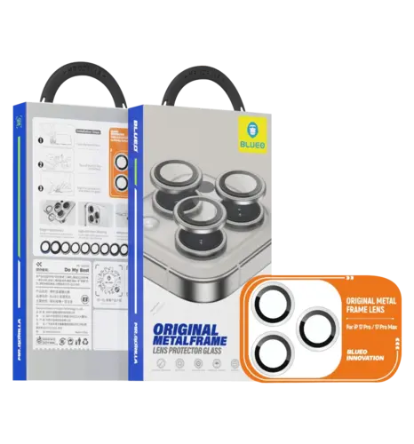 Захисне скло на камеру Blueo iPhone 17 Pro/17 Pro Max NPB27 Original Metal Frame Lens Series (Colorful)