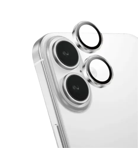 Захисне скло на камеру Keephone KP-SPL-008 iPhone 16/16 Plus Silver (KPALCL16SL)