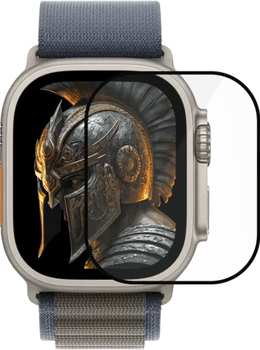 Защитное стекло Proove Achilles для Apple Watch Ultra/Watch Ultra 2 49 мм (черное)