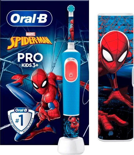Зубная щетка BRAUN Oral-B D103.413.2KX Spider-Man типу 3708 (3+)